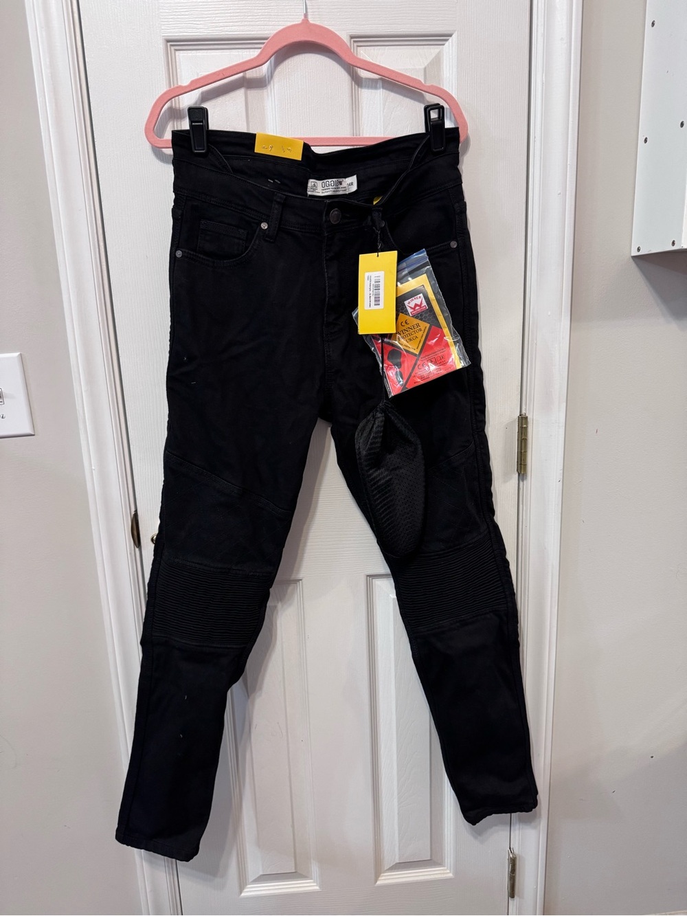 Women’s Black Motorcycle Kevlar DuPont Jeans